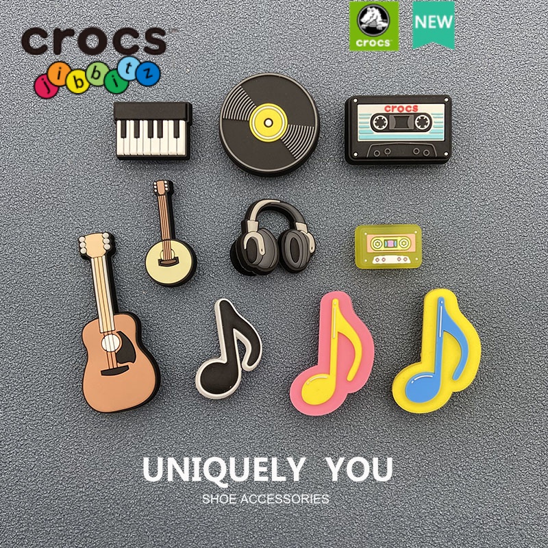 Phụ Kiện Trang Trí Đế Giày Crocs / Jibbitz Hình Nhạc Cụ