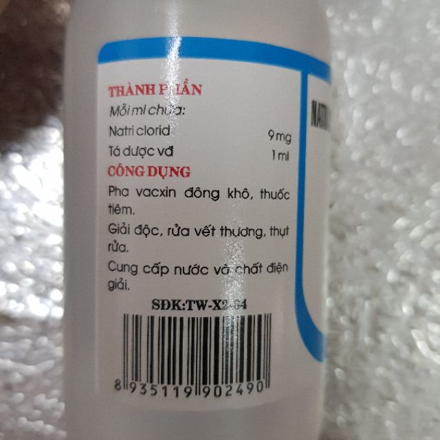 Nước muối sinh lý 100ml