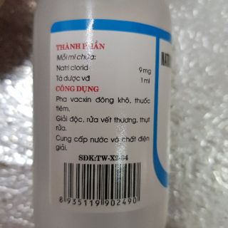 Nước muối sinh lý 100ml