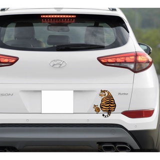 tem, decal logo hổ mập dán xe ô tô