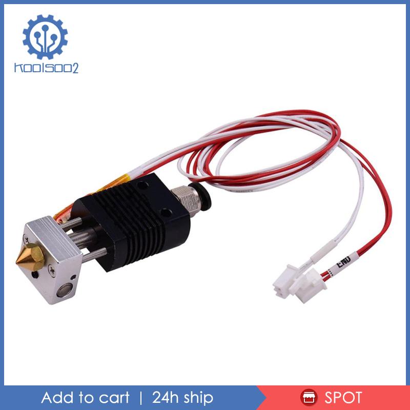 Bộ 2 Phụ Kiện Đầu Phun 0.4mm Vòi Phun 24V 40W Bằng Nhôm Cho Anet ET4