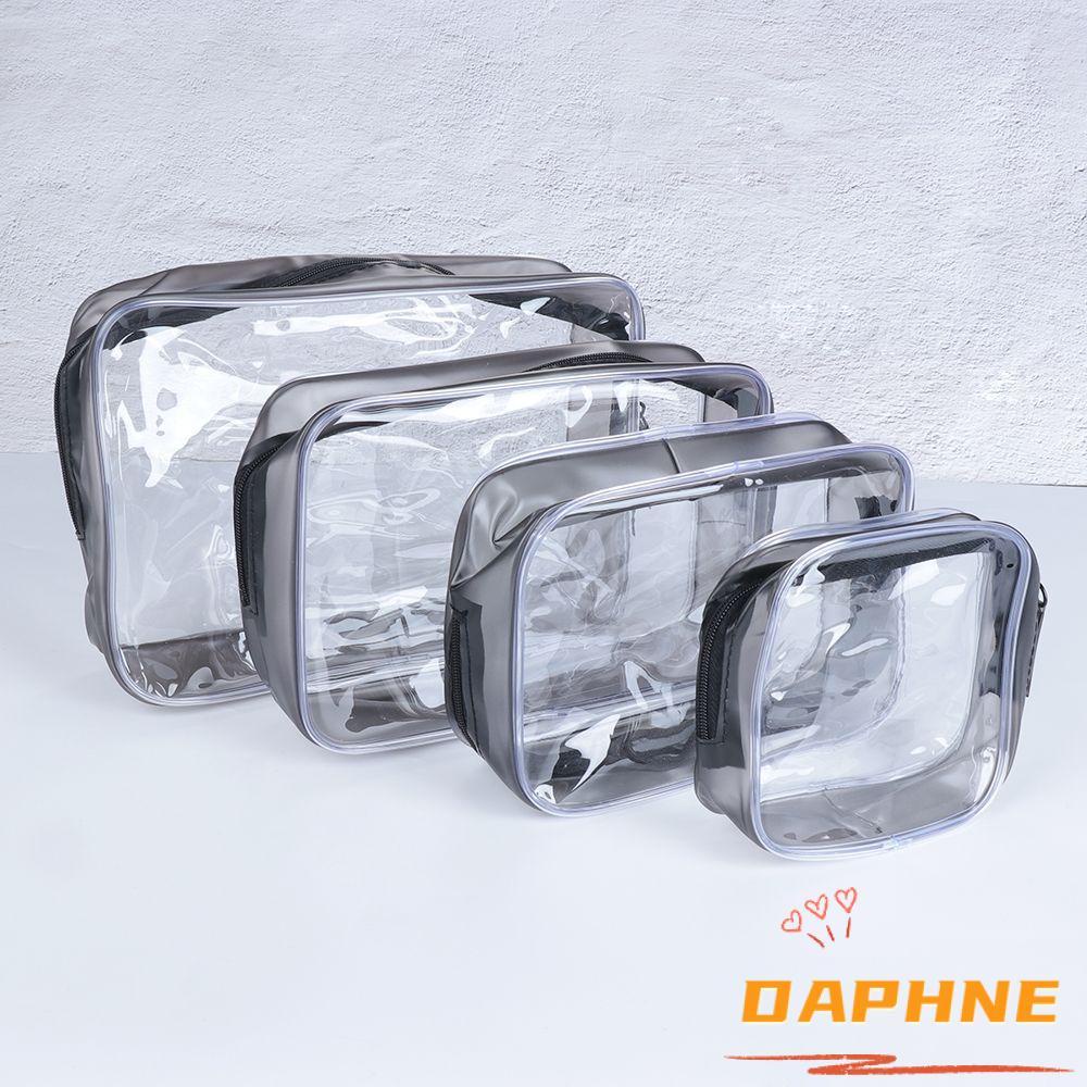 Túi mỹ phẩm PVC trong suốt có khóa kéo và chống thấm nước