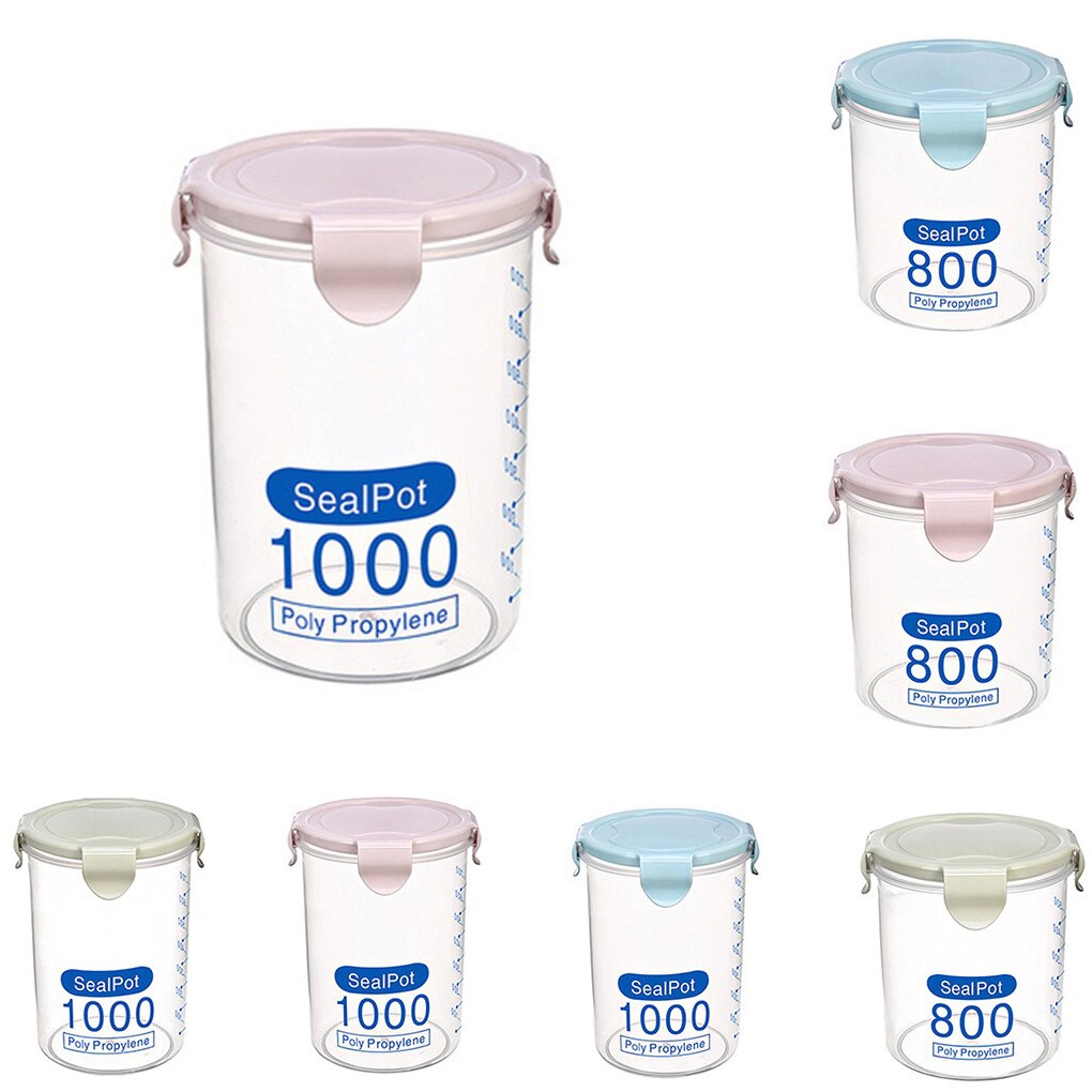 Hộp nhựa đựng ngũ cốc, Hộp bảo quản thức ăn khô đồ khô, dung tích 600ml .