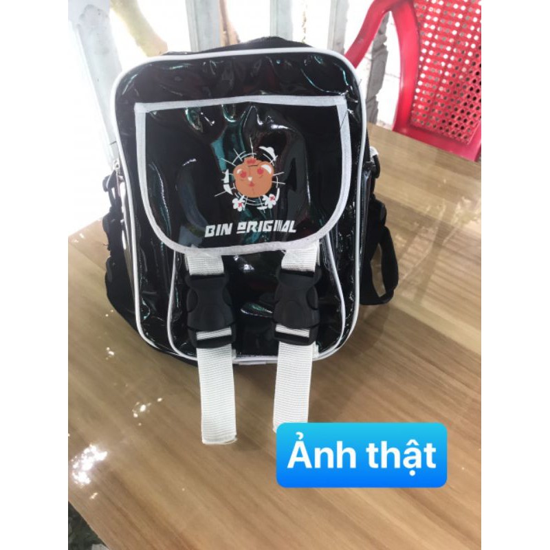 Túi đeo chéo bin da bóng