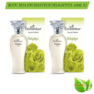 Enchanteur: Combo 2 chai nước hoa mini  Enchanteur Delightful 10ml/chai