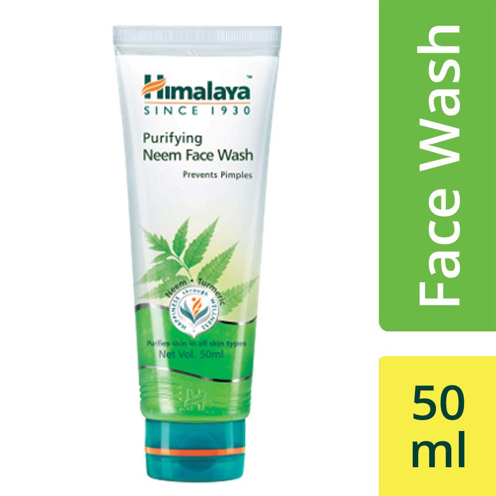 [ HB - Gift] Sữa rửa mặt loại bỏ mụn lá neem Himalaya Purifying Neem Face Wash 50ml