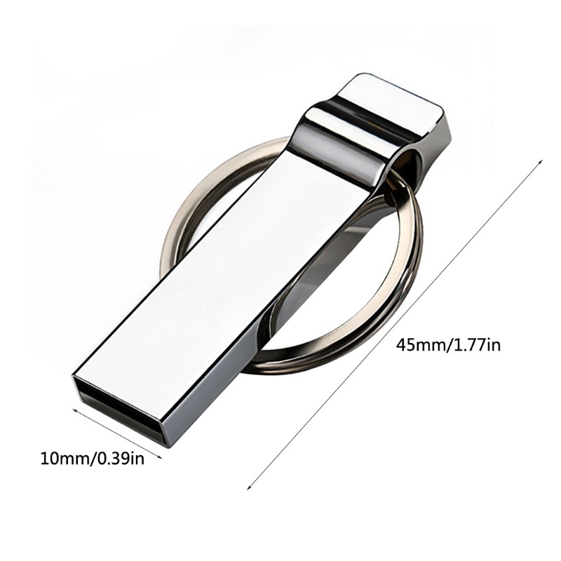 Ổ Đĩa Flash USB 4G-128G Mini Bằng Nhôm Có Khóa Kéo Tiện Dụng Cho Xe Hơi