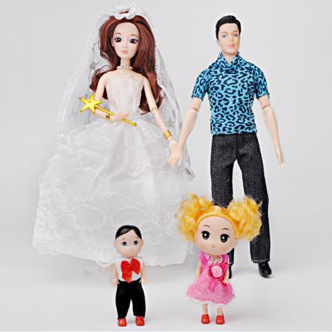 Bộ Đồ Chơi Búp Bê Barbie 3d Có Nhạc Xinh Xắn Cho Bé Gái