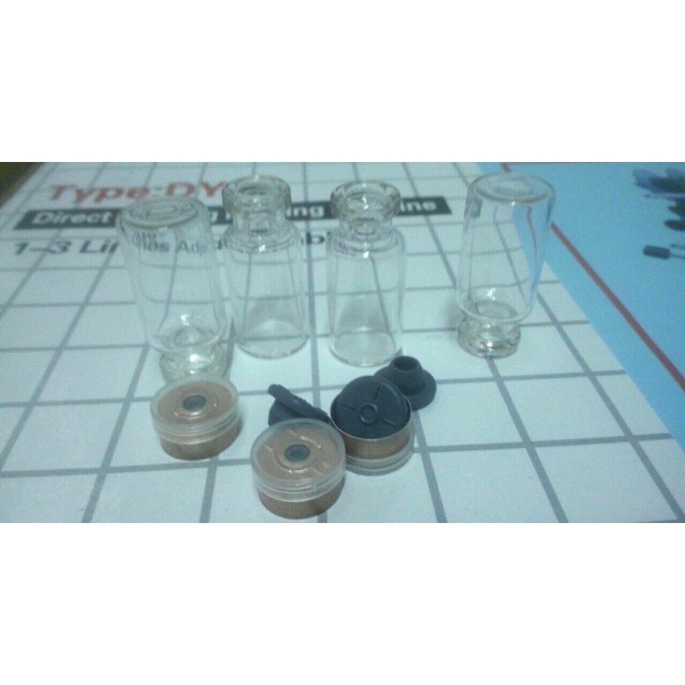 Combo 50 chai đựng tế bào gốc, chai  serchai lọ đựng serum 5ml-10ml trắng và nâu gồm lọ nắp và nút