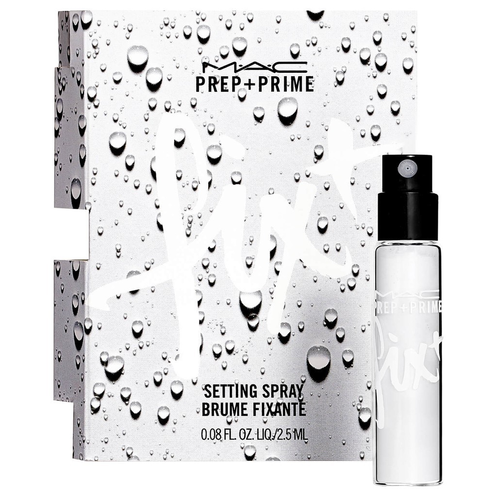 Sample Xịt giữ lớp trang điểm MAC  Prep + Prime Fix+ Brume Fixante