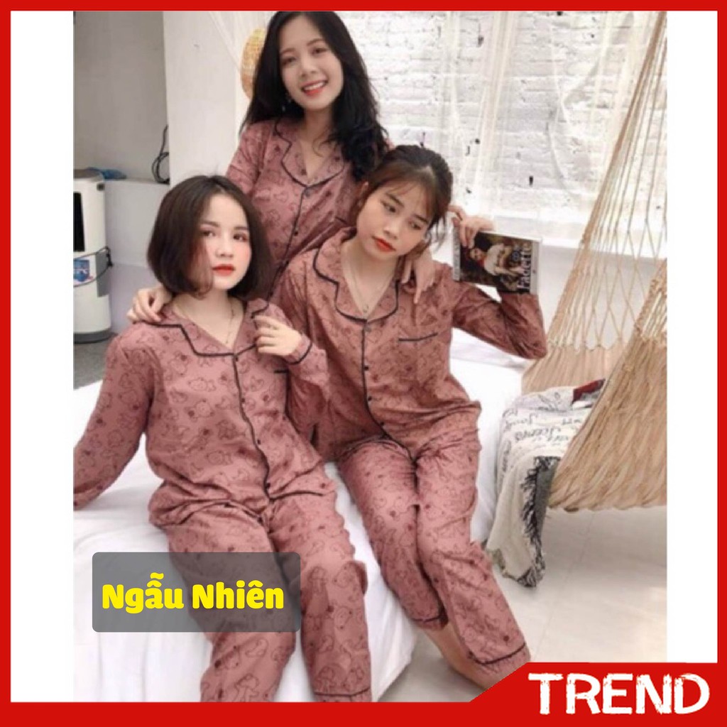 Bộ Đồ Ngủ Pijama Nữ Quần Dài Tay Dài - Bộ Đồ Mặc Ở Nhà Pizama Nữ Nhiều Mẫu Nhiều Màu Cam Kết Giao Đúng Màu Giá Rẻ