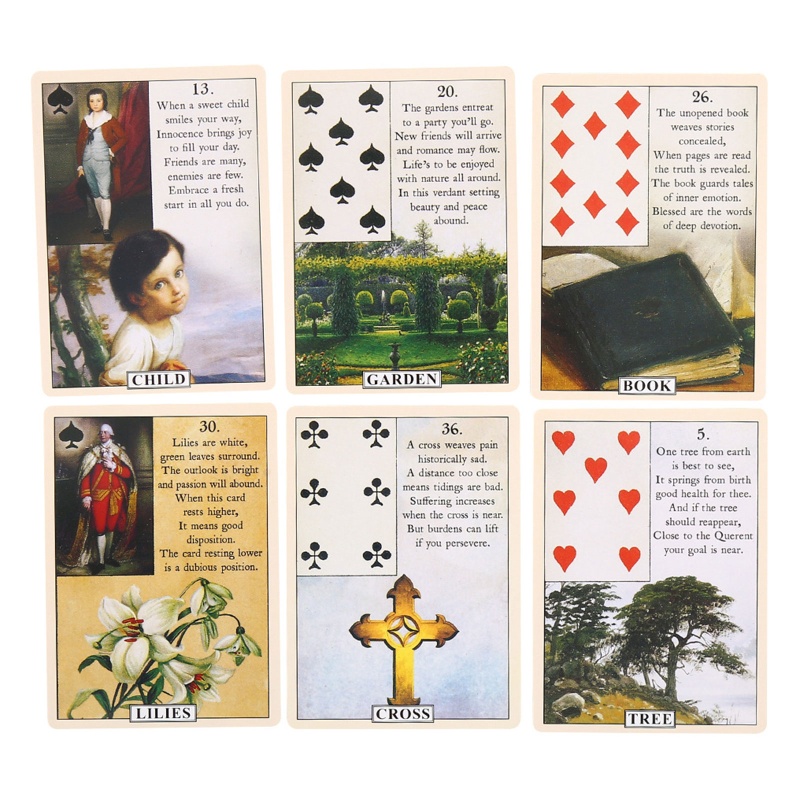 Bộ Bài Tarot Hình Chim Đại Bàng Màu Xanh Dương