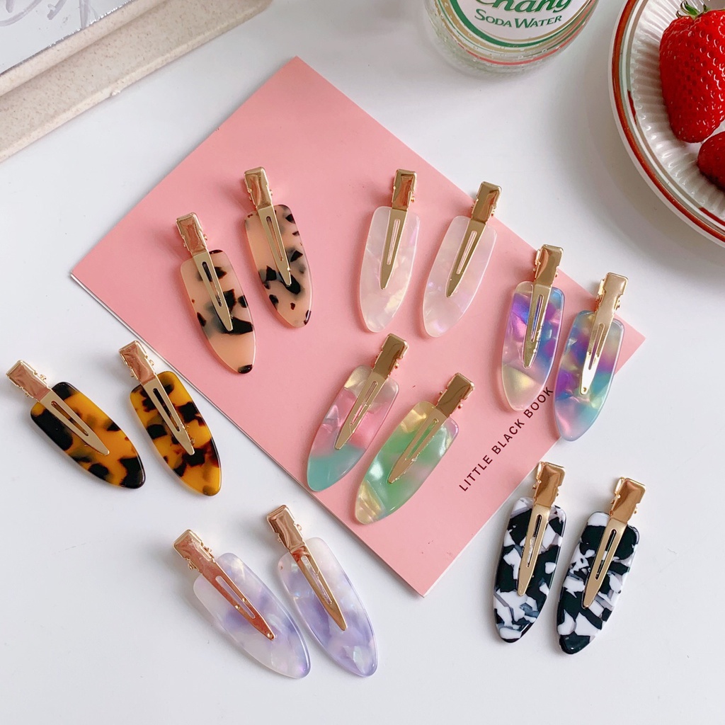 Kẹp tóc chiếc lá phong cách Hàn Quốc cho nữ sang chảnh│Loang màu│Xem thêm ở phần MÔ TẢ SẢN PHẨM