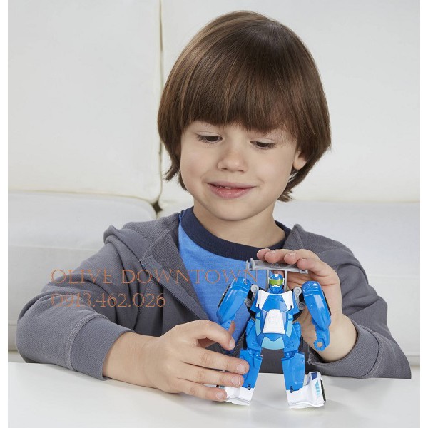 BLURR - Robot 13cm lắp ráp thành xe đua - Rescue Bot Academy