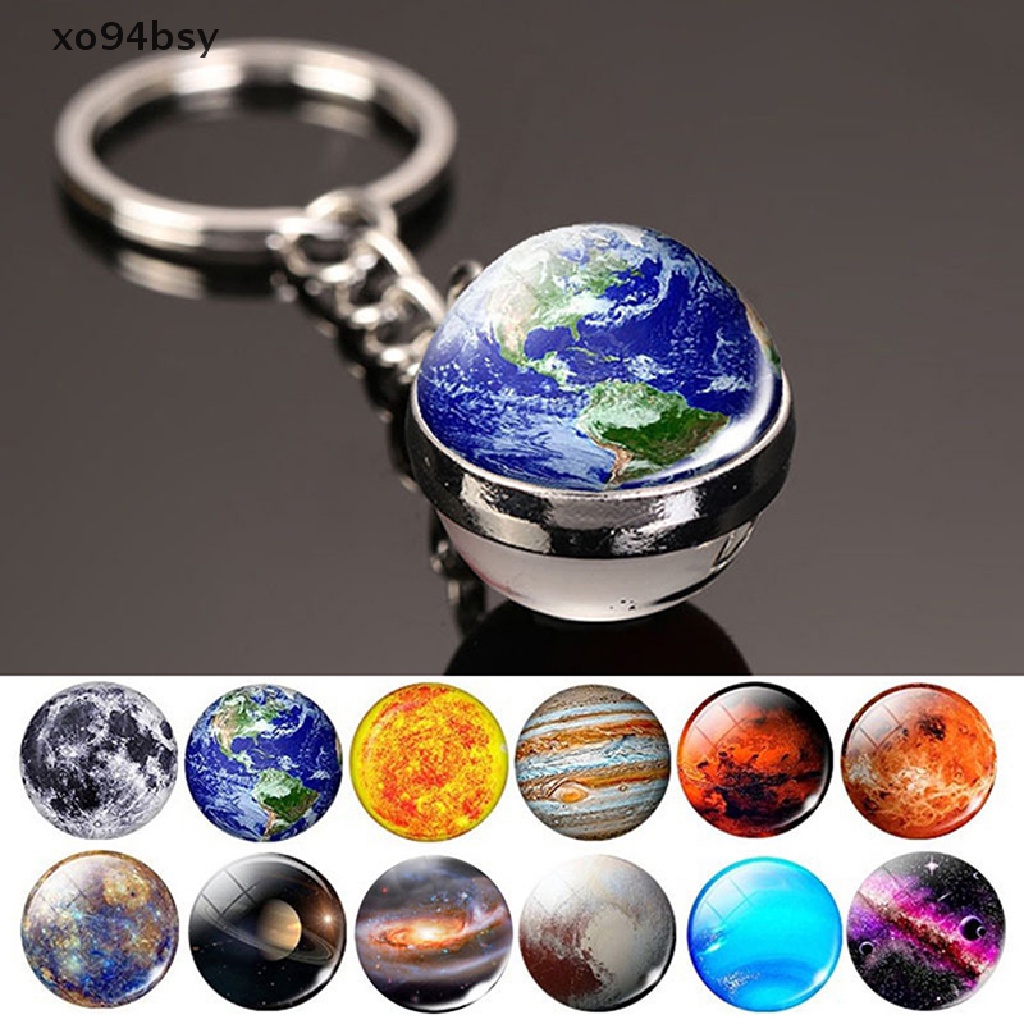 Móc Khóa xo94bsy Phát Sáng Trong Bóng Tối Hệ Mặt Trời Hình Hành Tinh Vũ Trụ Galaxy Nebula