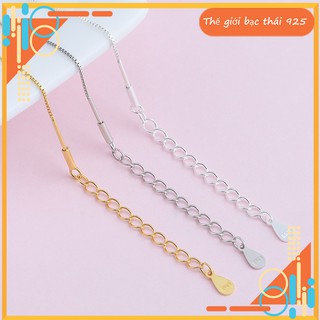 [SP HOT] Lắc chân bạc khóa vặn để phối thêm phụ kiên