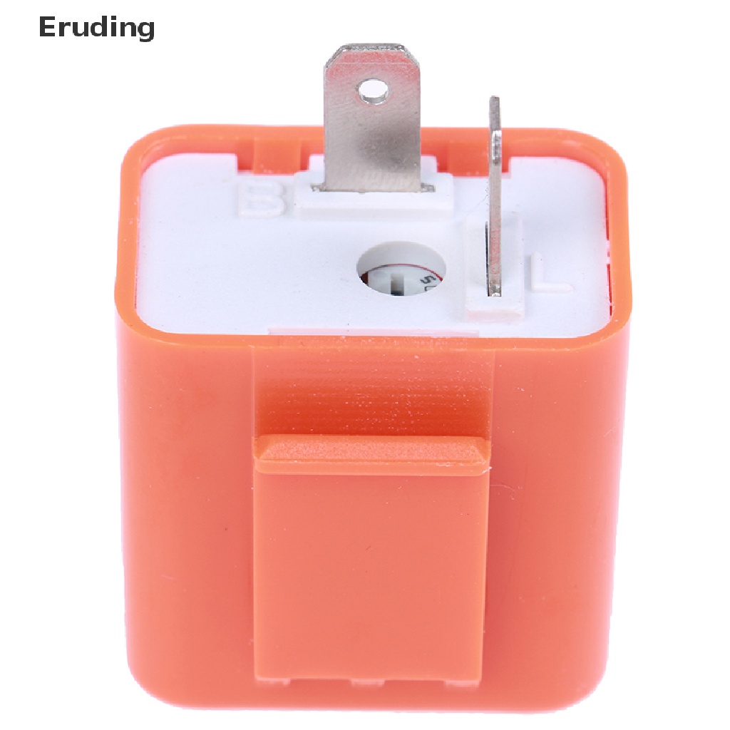 Rơ Le Đèn LED Tín Hiệu Xi Nhan 1x 2-Pin 12V Có Thể Điều Chỉnh Tốc Độ Cho Xe Máy
