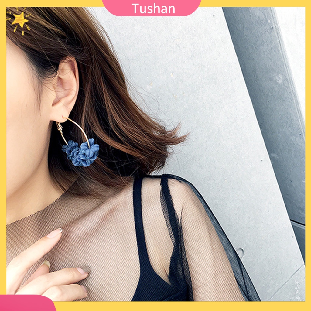 Khuyên tai nữ hình bông hoa thời trang