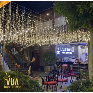 THANH LÝ GIÁ RẺ - ĐÈN LED RÈM THẢ TRẦN 4m x 0,6m , Rất bắt mắt và thu hút khách hàng , cắm điện , chống nước