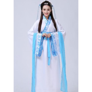 (Có Sẵn) Trang Phục Hằng Nga Chú Cuội - Hán Phục hóa trang Chú Cuội Chị Hằng nhân dịp trung thu
