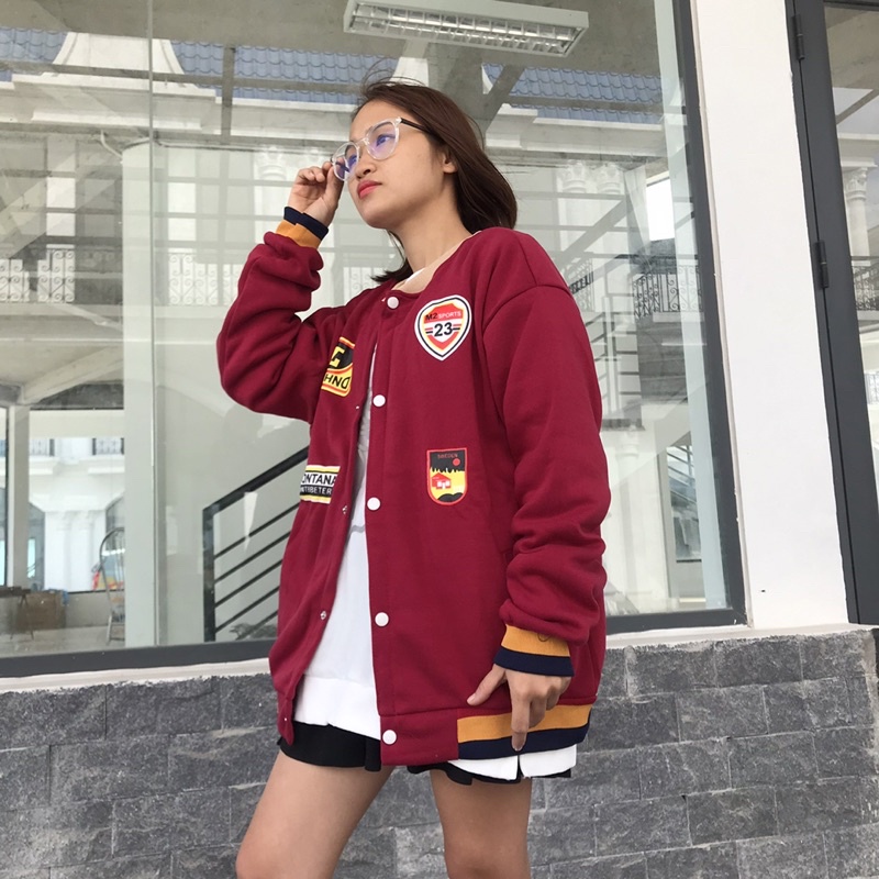 Áo khoác cardigan nam nữ unisex oversize đến 65kg mặc vừa hình in phong cách Hàn Quốc AT 8800