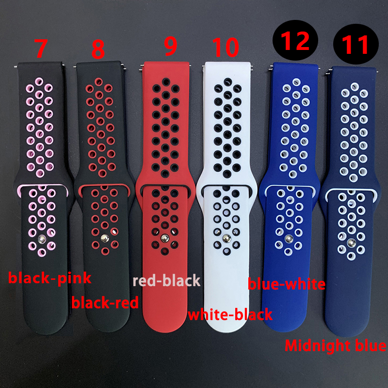 Dây Đeo silicon Thể Thao Thoáng Khí Cho Đồng Hồ Thông Minh xiaomi mi