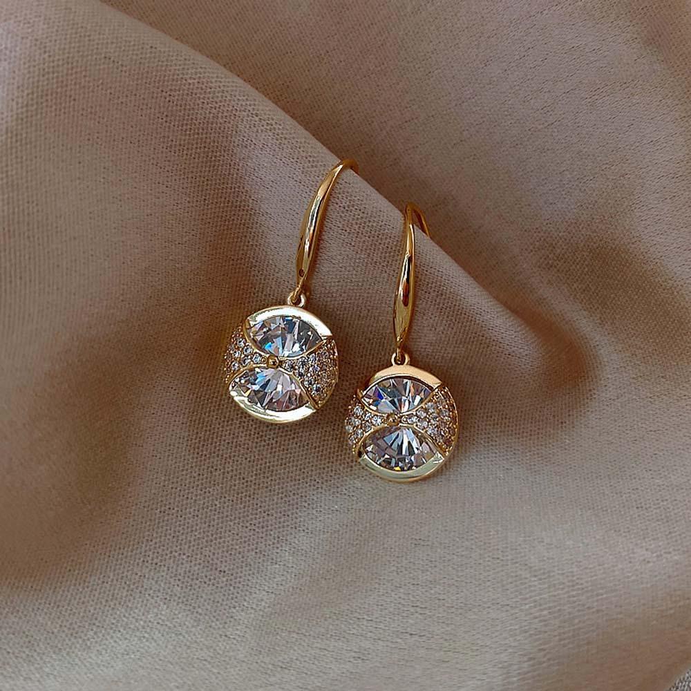 Bông Tai Hợp Kim Dáng Dài Thời Trang Cho Nữ