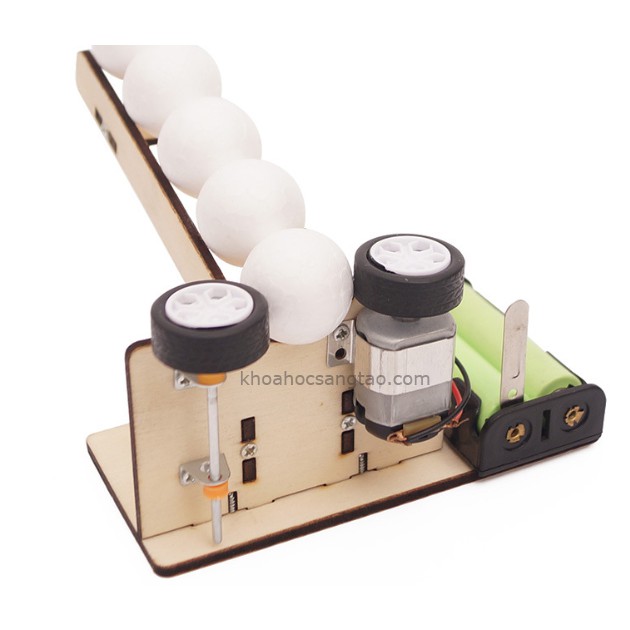 Máy bắn bóng tự động-Đồ chơi khoa học sáng tạo