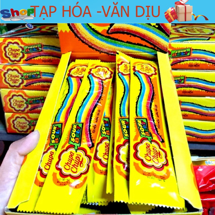 Kẹo dẻo chupa chups cầu vồng hương trái cây