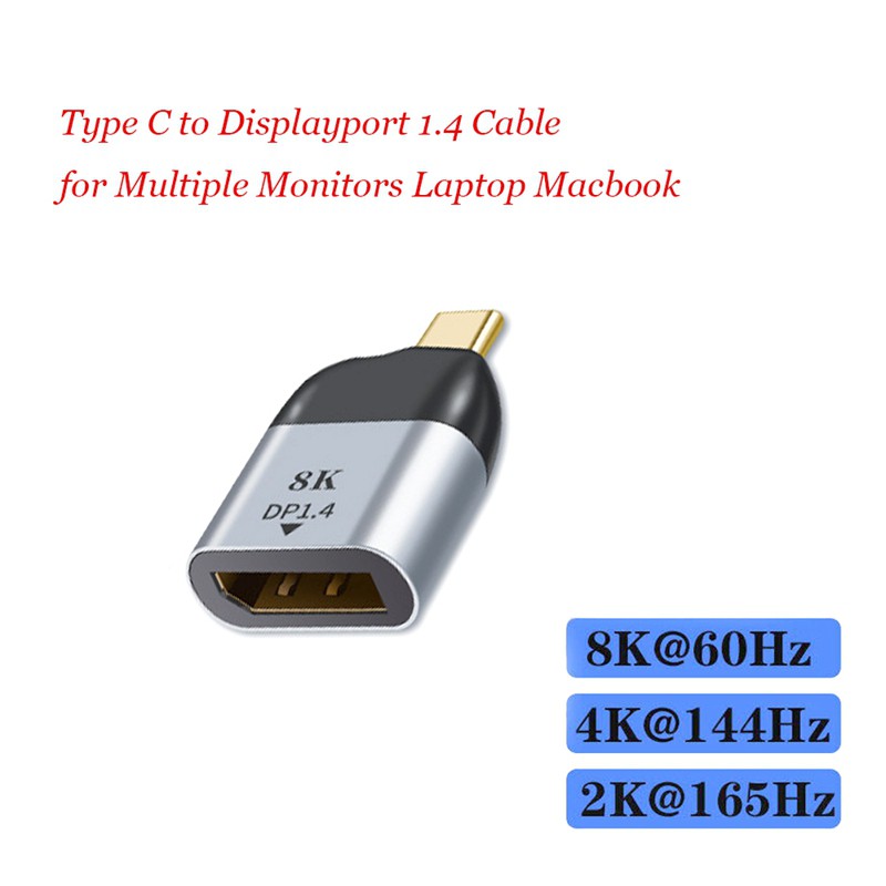 Cáp Chuyển Đổi Usb C Sang Dp 8k 60hz Cho 2018 / 2017 / 2016 Macbook Pro Macbook