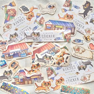 Sticker dán Pippi Jump Paw Pals | Hình dán trang trí