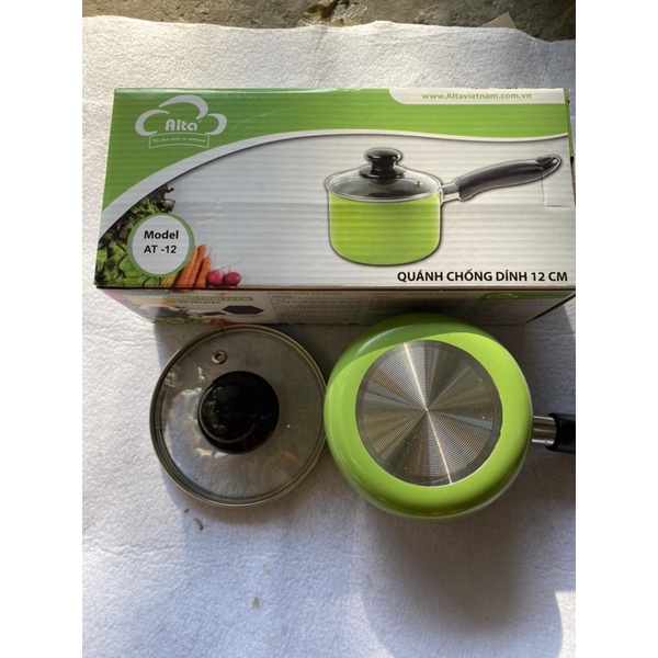 Nồi quấy bột cho bé - nồi nấu cháo cho bé chống dính Alta 12cm