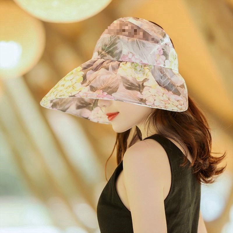 Mũ chống nắng hở chóp 1 nửa phong cách đơn giản cổ điển cho nữ