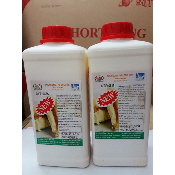 Colarome - Hương sữa Milk Colarome 1kg Bico
