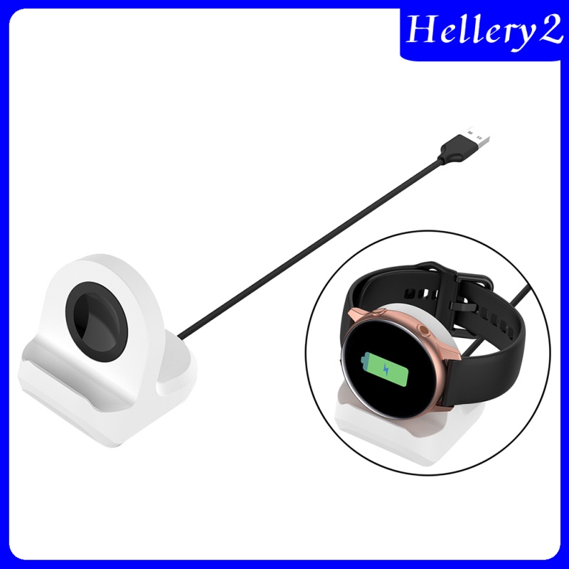 [HELLERY2] Wireless Charging Dock Charger Cable for   Galaxy 3 41mm/45mm White