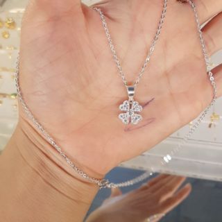 Dây chuyền nữ bạc cỏ 4 lá