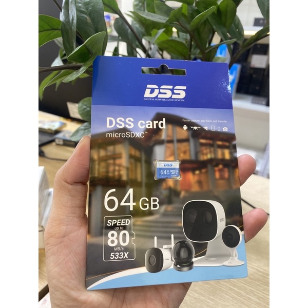 Thẻ nhớ 64GB class10 DSS 80MB/s 533x dành cho Điện Thoại, Camera...Phân Phối Chính Hãng