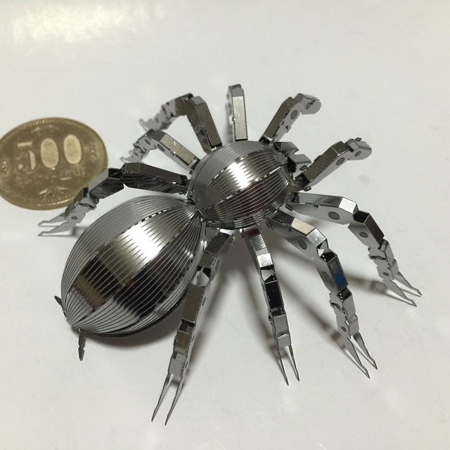 Mô hình 3D kim loại lắp ráp nhện Tarantula [Chưa lắp]