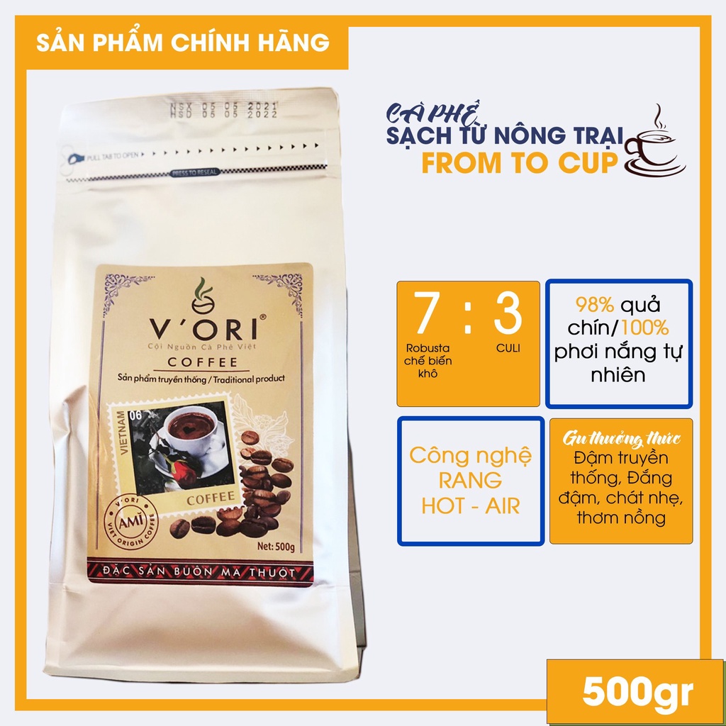 CÀ PHÊ BỘT ANAK 500GR (100% ROBUSTA KHÔ)
