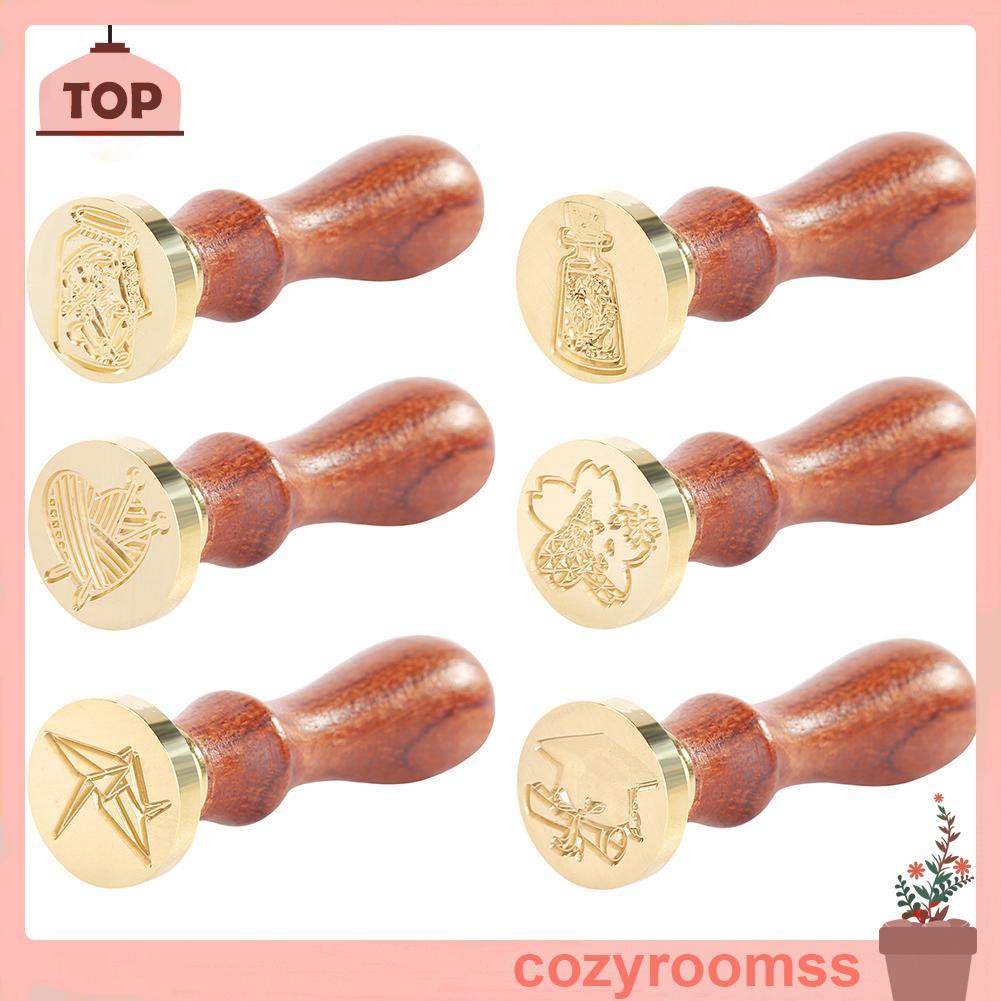 Con Dấu Sáp Niêm Phong Bì Thư Bằng Đồng Diy