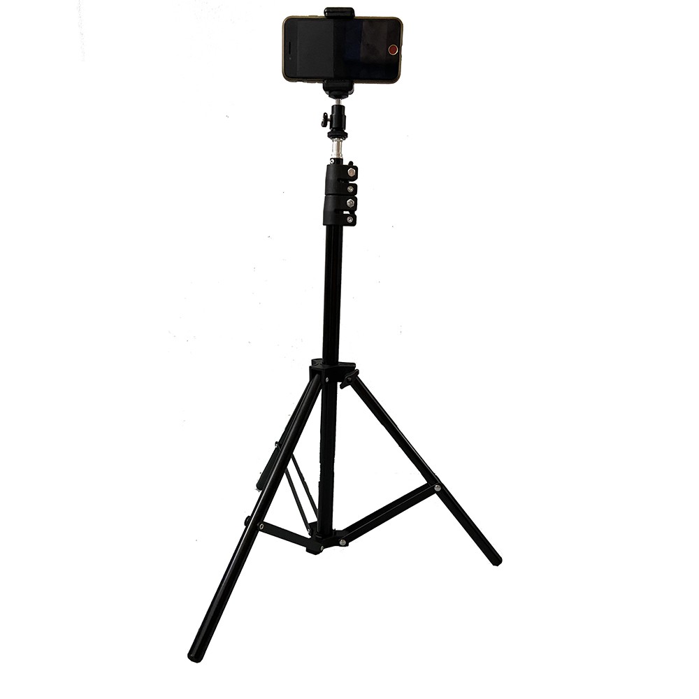 Bộ livestream, chân tripod tự sướng, quay titok dùng cho điện thoại và máy ảnh có remote bluetooth, đầu kẹp xoay 360 độ