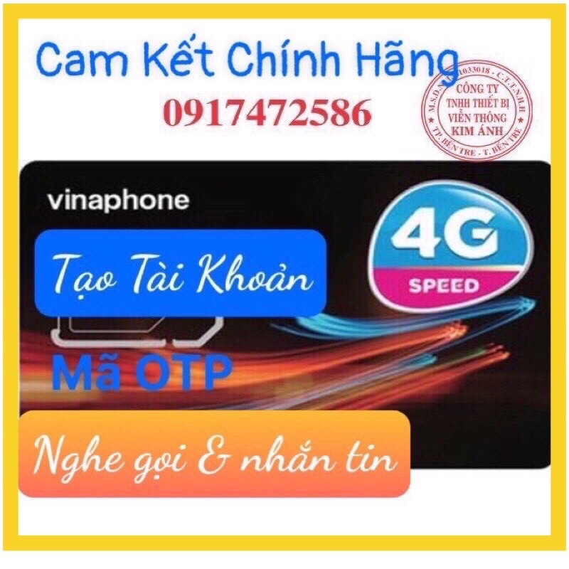 SIM VINA NGHE GỌI GIÁ RẺ - LÀM CÔNG VIỆC- SIM VINAPHONE 4G