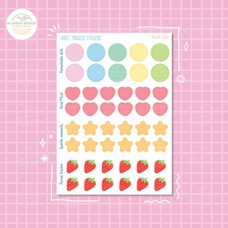 Nhãn dán trang trí Planner, đánh dấu công việc – Blossom Season
