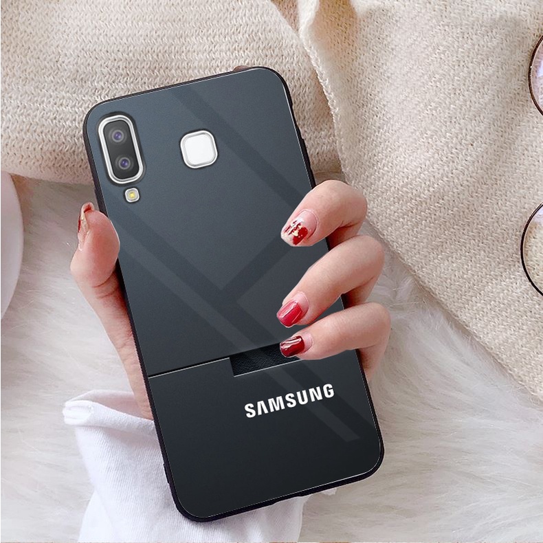 Ốp Lưng SAMSUNG GALAXY A8 STAR Mặt kính gương sáng bóng cao cấp