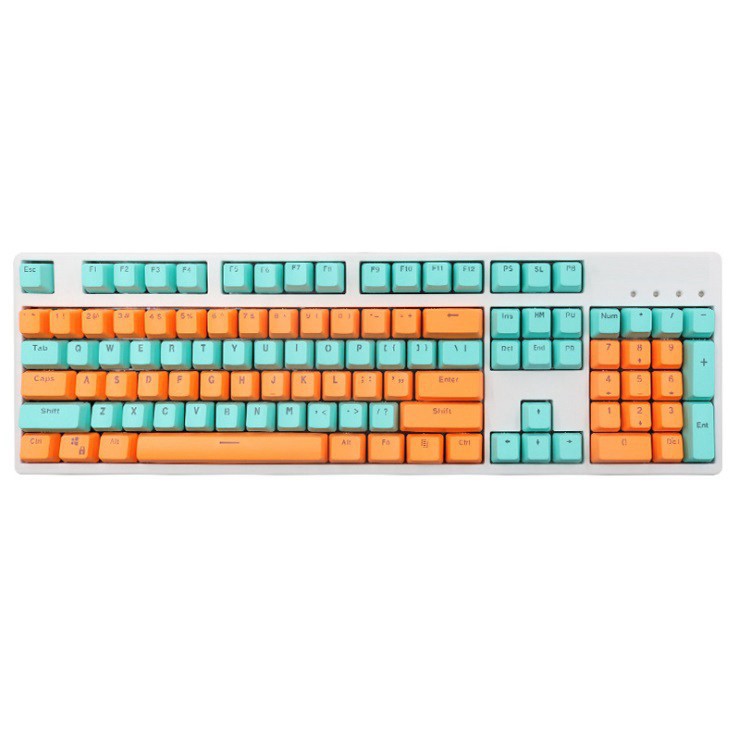 [Thanh lý] Bộ Keycap PBT xuyên led nhiều màu 104 phím, có mix 2 màu theo yêu cầu Coolmoon | BigBuy360 - bigbuy360.vn
