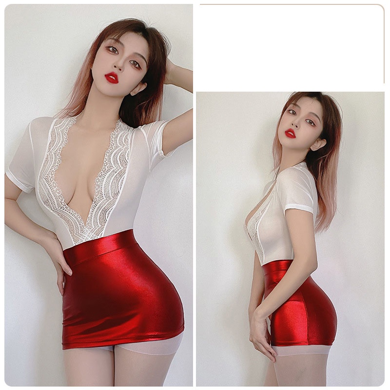 Đồ Lót Liền Thân LEOSOXS Phối Ren Xuyên Thấu Gợi Cảm Cho Nữ