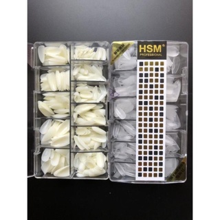 Móng úp HSM nhám nhọn tròn 500pcs loại xịn