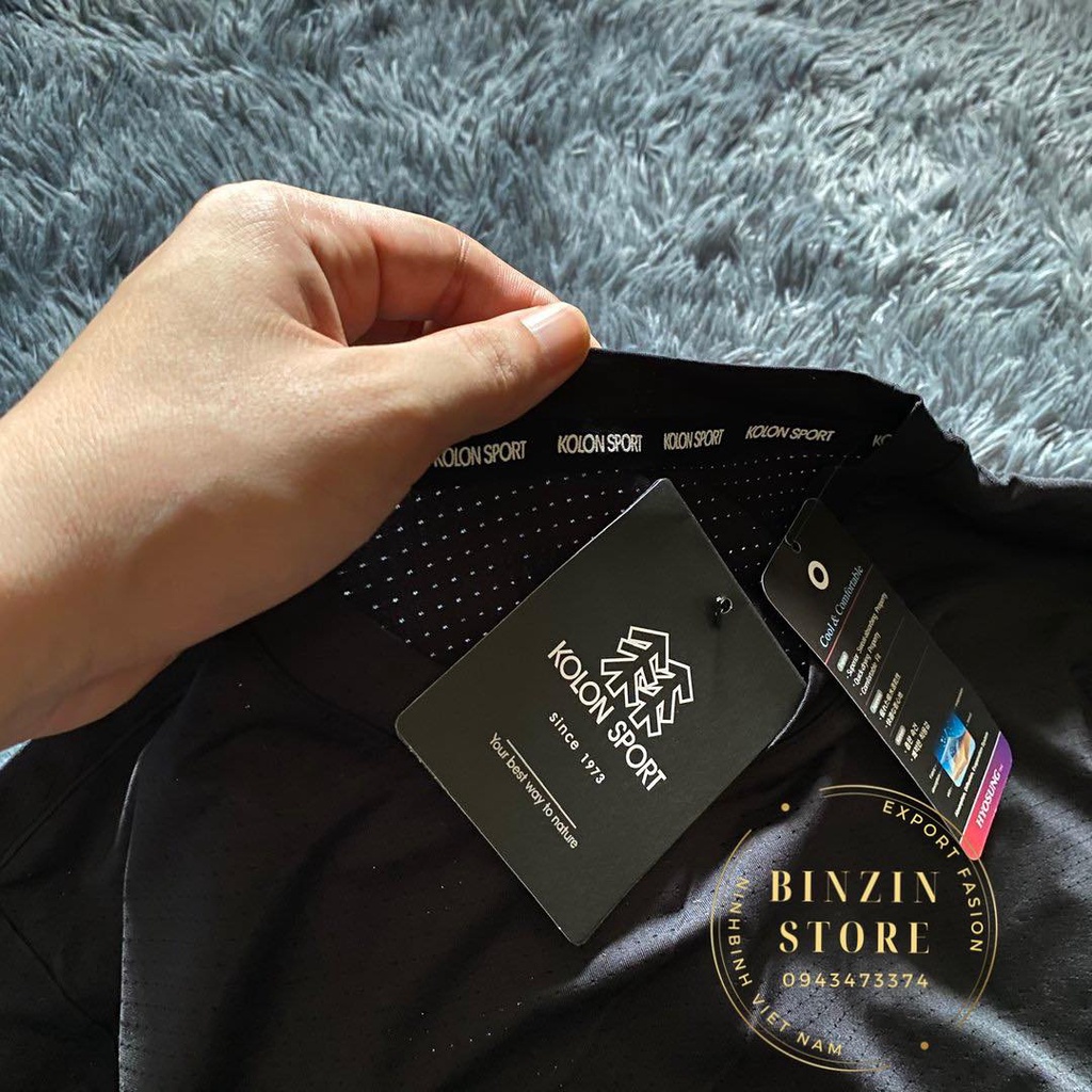 Áo Thun Nam KOLON Sport Korea Army Xuất Hàn Cao Cấp. Cắt lazer Nghìn Lỗ. Công Nghệ  Siêu Thoáng Mát
