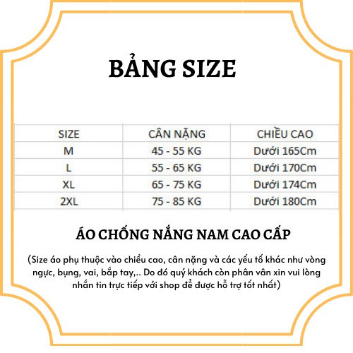 Áo chống nắng nam nữ