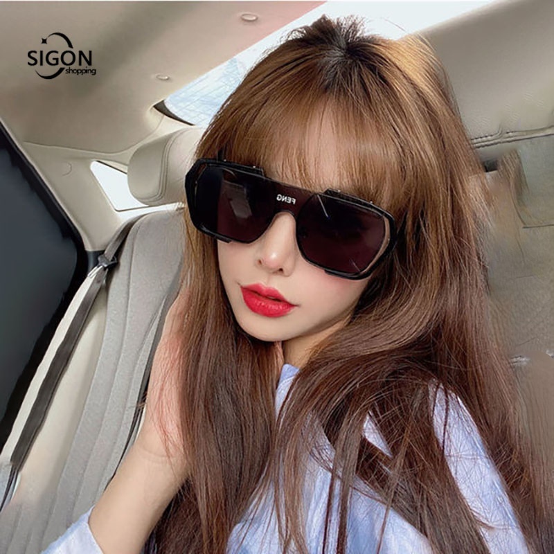 Kính Mát Gọng Lớn Chống Tia Cực Tím Thời Trang Retro